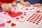 Metallic Red Heart Stickers 3/4 Inch – 400 Pack | Valentine’s Day, Classroom Rewards & Crafts